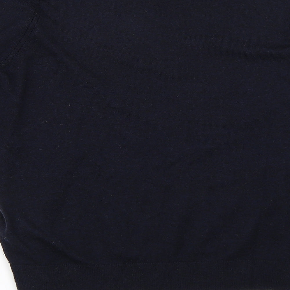 Womens UK Size 14 Topshop Blue Basic Polo