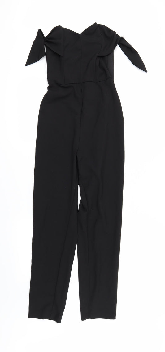 Womens UK Size 6 H&M One-Piece Black Jumpsuit