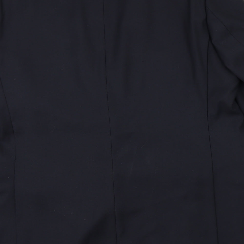 Mens UK Size 44 Karl Jackson Regular Blue Suit Jacket
