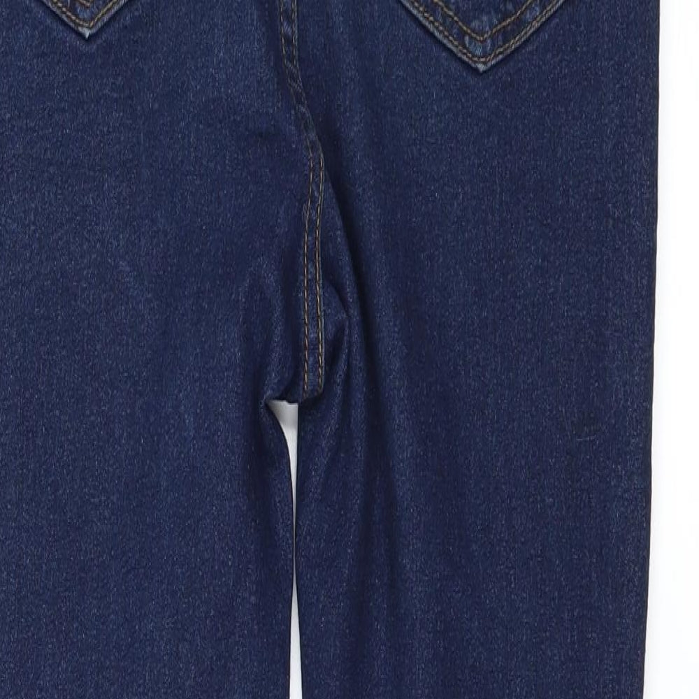 Boohoo Womens Blue Denim Skinny Jeans Size 10 L29 in
