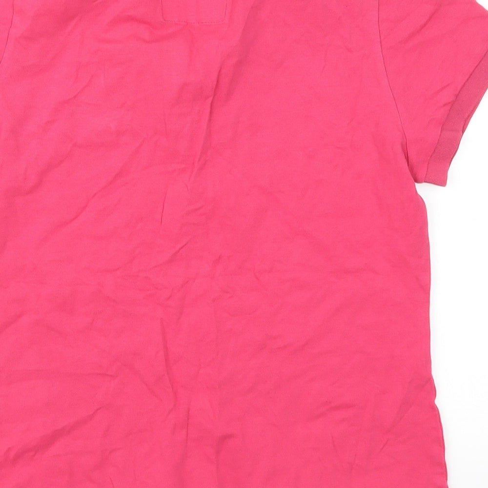 Chelsea Football Club Womens Pink Basic Polo Size 14