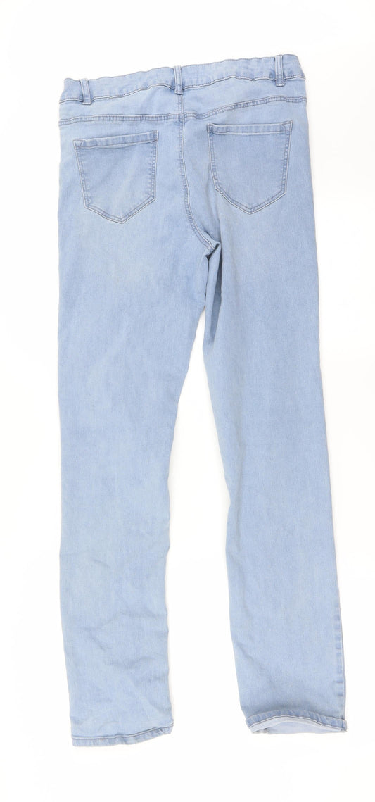 George Womens Blue Straight Jeans Size 30 in L27 in