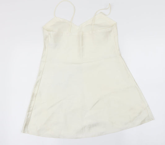 Womens UK Size 10 Marks and Spencer Ivory Basic Blouse