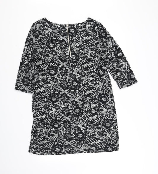 George Womens Black Fit & Flare Size 12