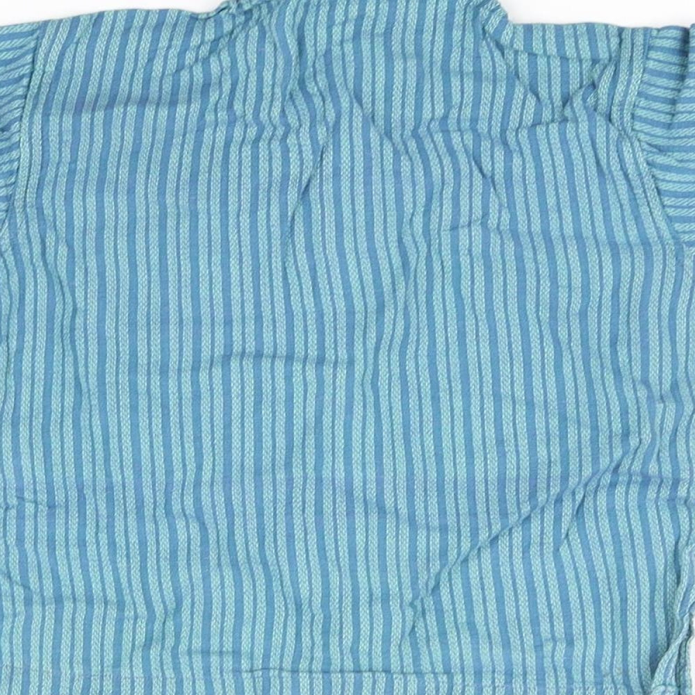 Fabindia Boys Blue Basic Polo Size S