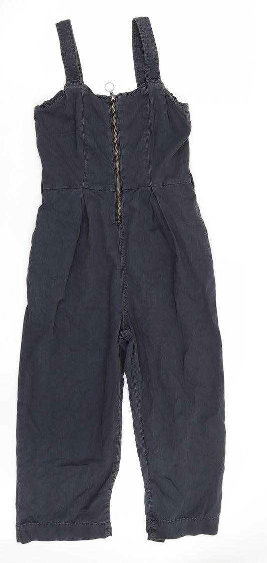 New Look Womens Grey Jumpsuit One-Piece Size 4