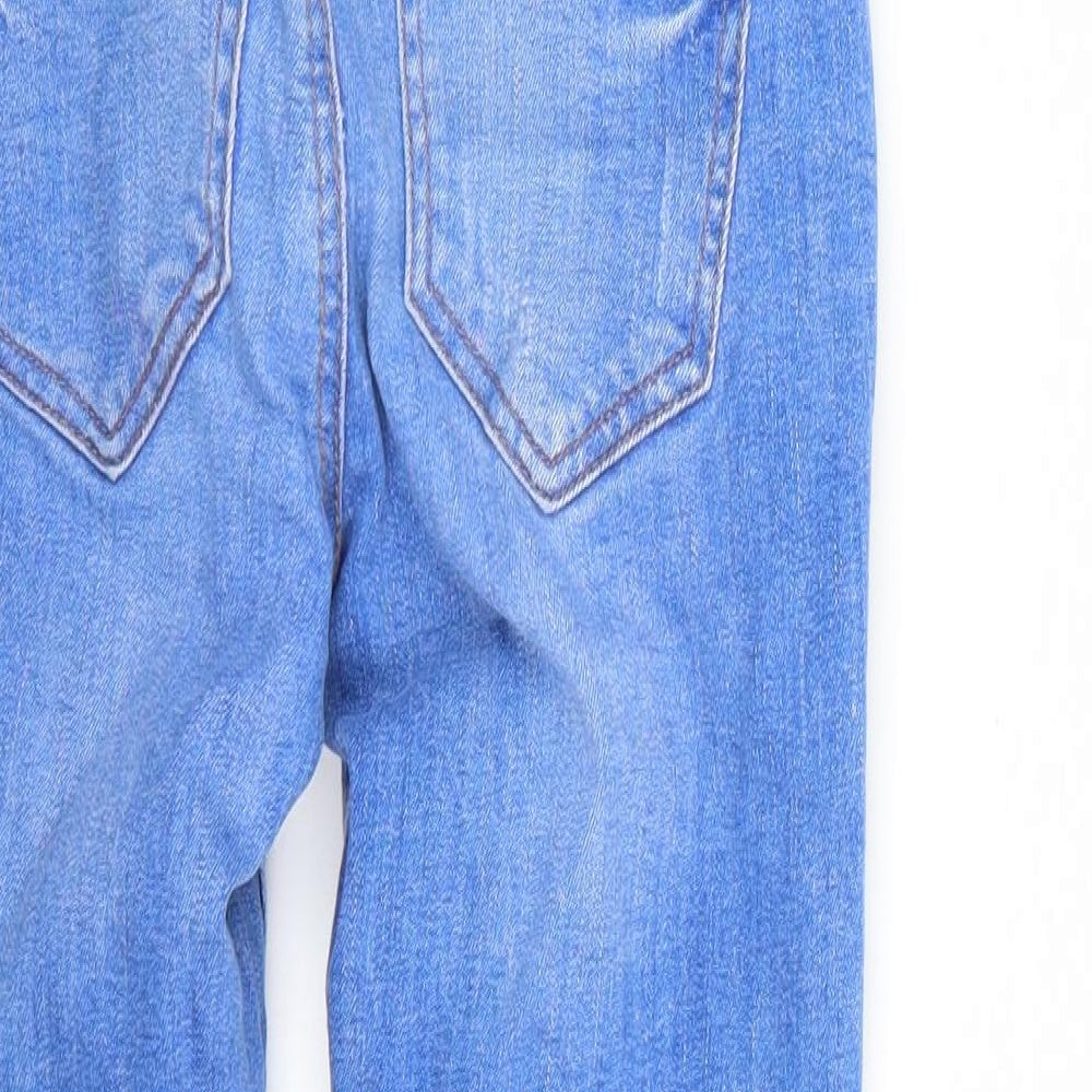 Denim & Co. Womens Blue Capri Jeans Size 4 L24 in