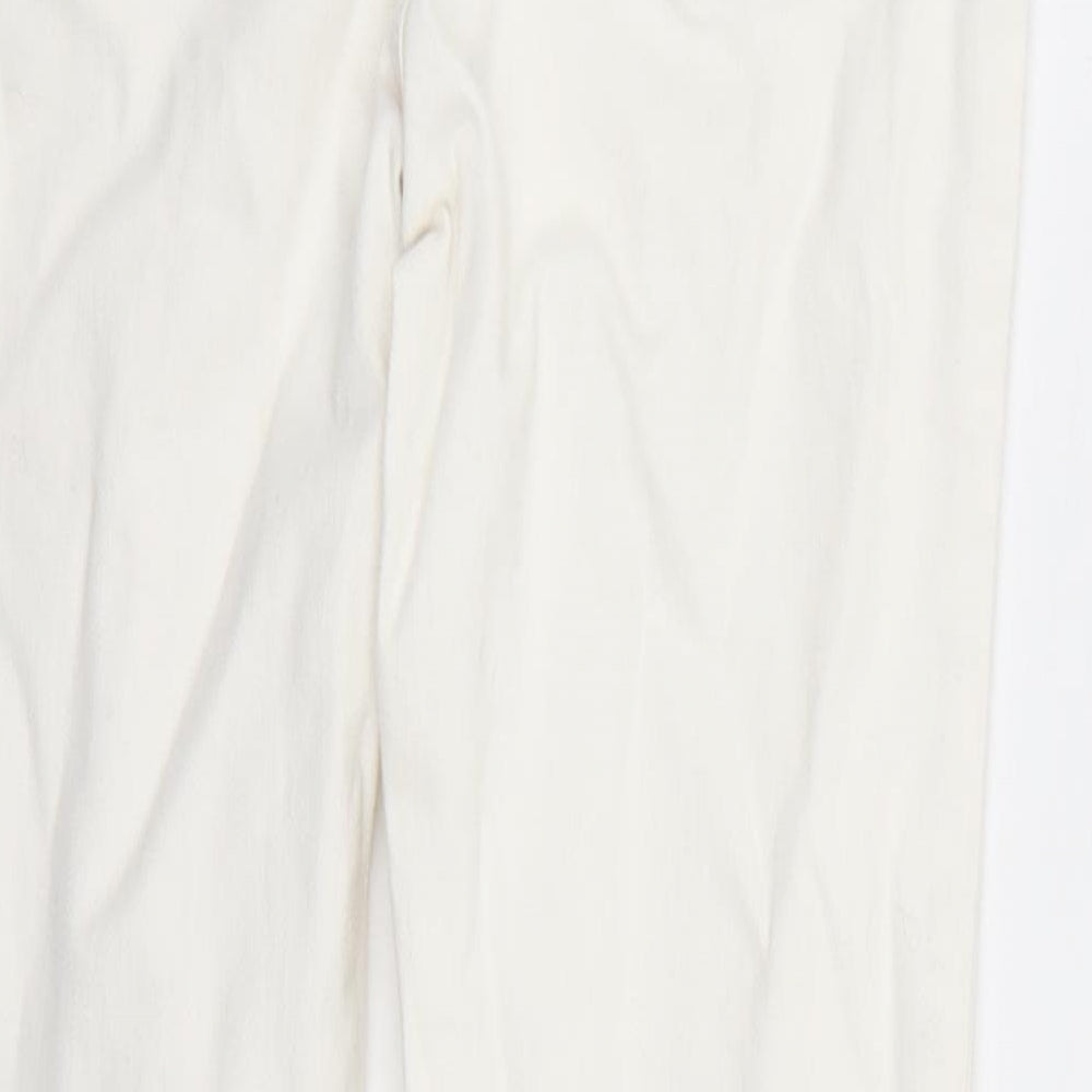 Womens UK Size 10 Newlook Regular Fit Skinny White Jeans