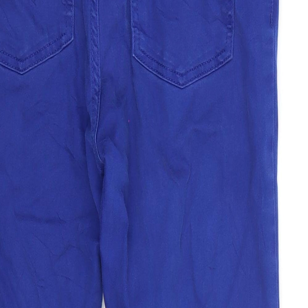 Womens UK Size 8 Marks and Spencer Regular Fit Straight Blue Jeans