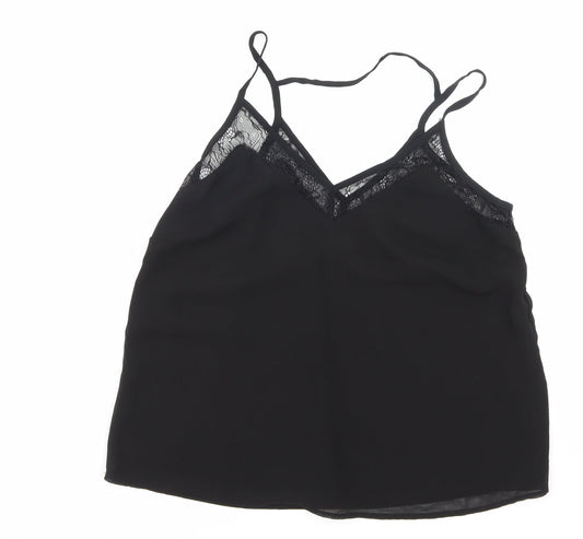 Womens UK Size 8 NewLook Black Basic Blouse