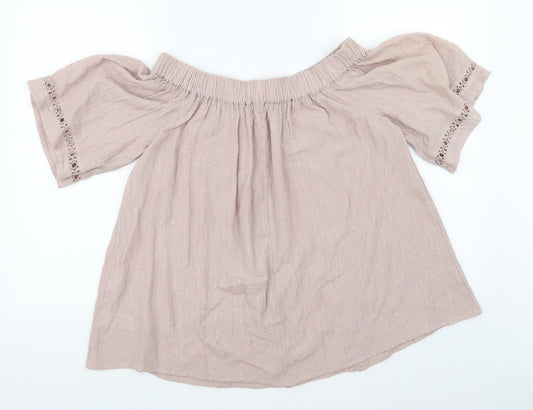 Womens UK Size 8 NEXT Pink Basic T-Shirt