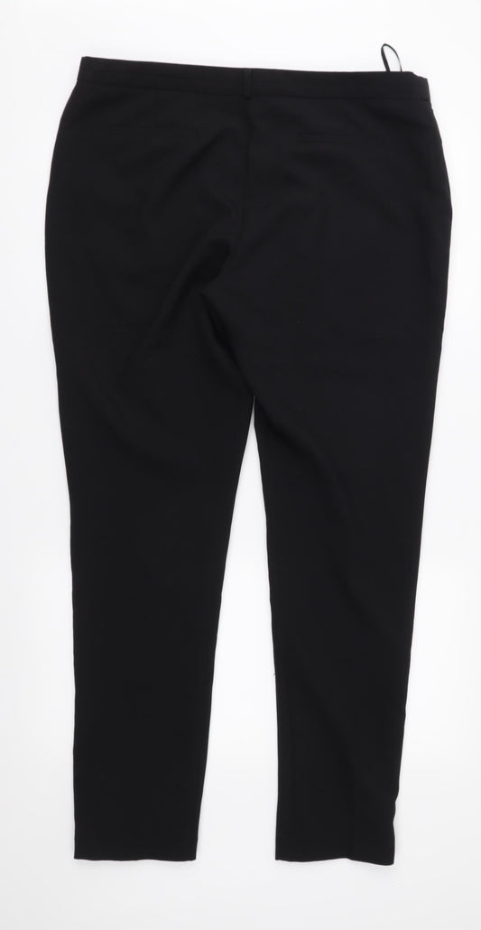 Womens UK Size 16 Atmosphere Regular Fit Black Trousers