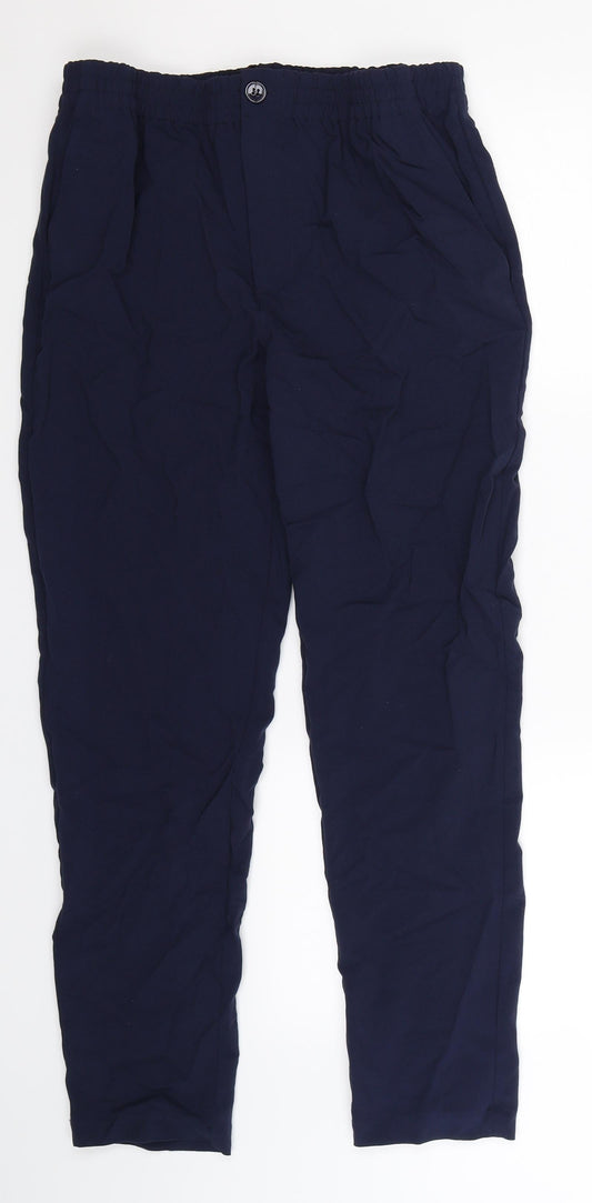Womens UK Size 12 Divided Extra-Slim Fit Blue Trousers