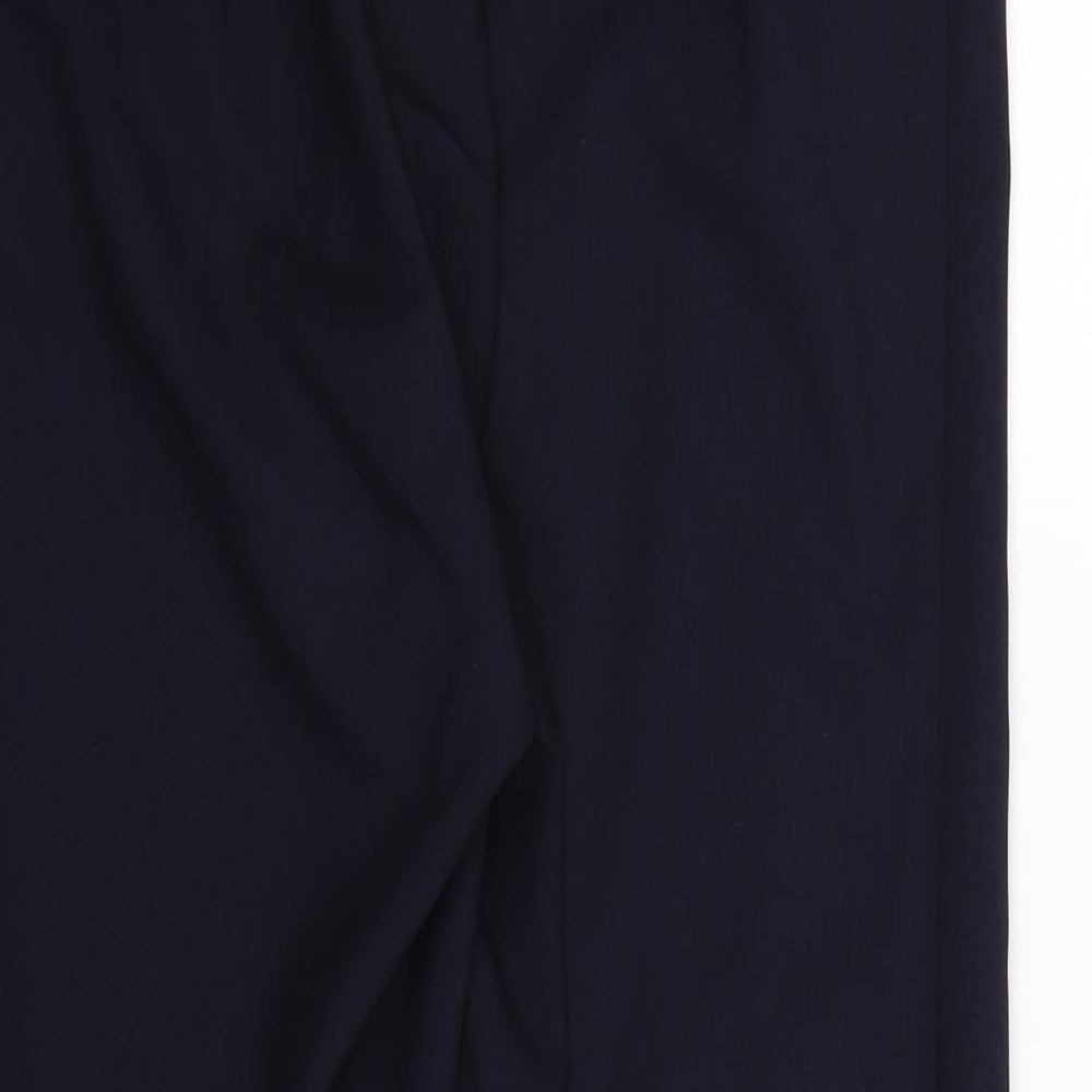 Womens UK Size 16 BM Regular Fit Blue Trousers