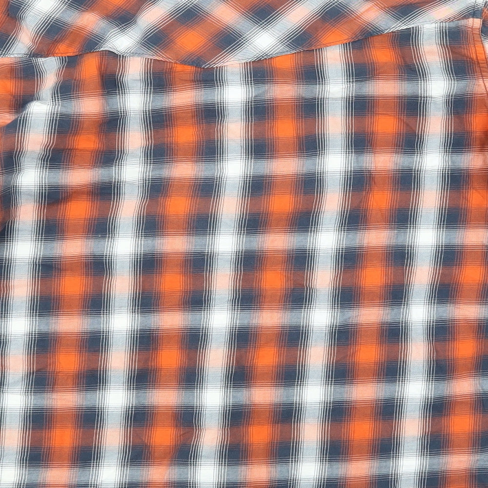 Mens UK Size L Logg Multicoloured Button-Up Long Sleeve Casual Shirt
