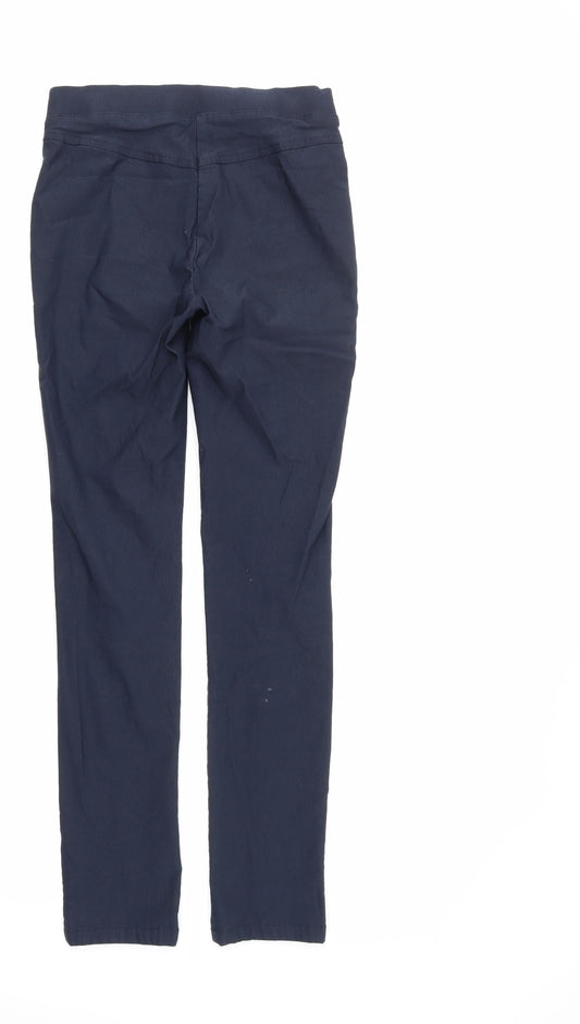 Womens UK Size 6 Punt Roma Slim Fit Blue Trousers