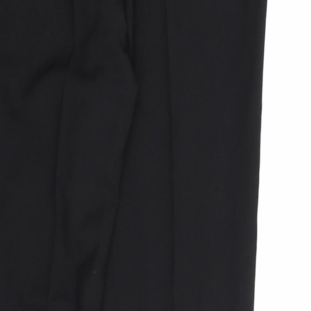 George Womens Black Rayon Dress Pants Trousers Size 12 L28 in