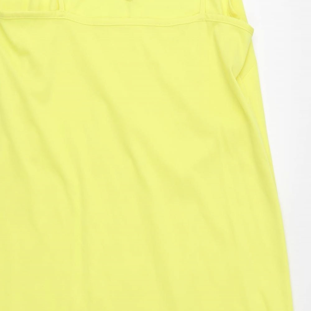 Atmosphere Womens Yellow Tank Dress Size 12