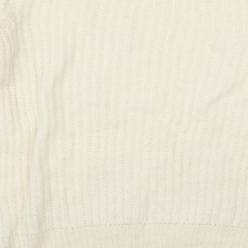NEXT Womens White Pullover Jumper Size 8