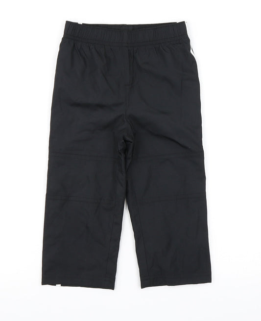 Jumping Beans Boys Black Jogger Trousers Size 2 Years