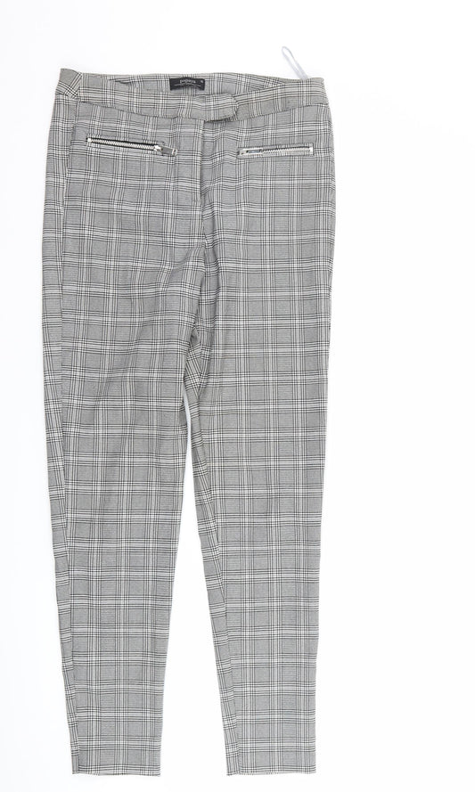 Womens UK Size 10 Papaya Regular Fit Green Trousers