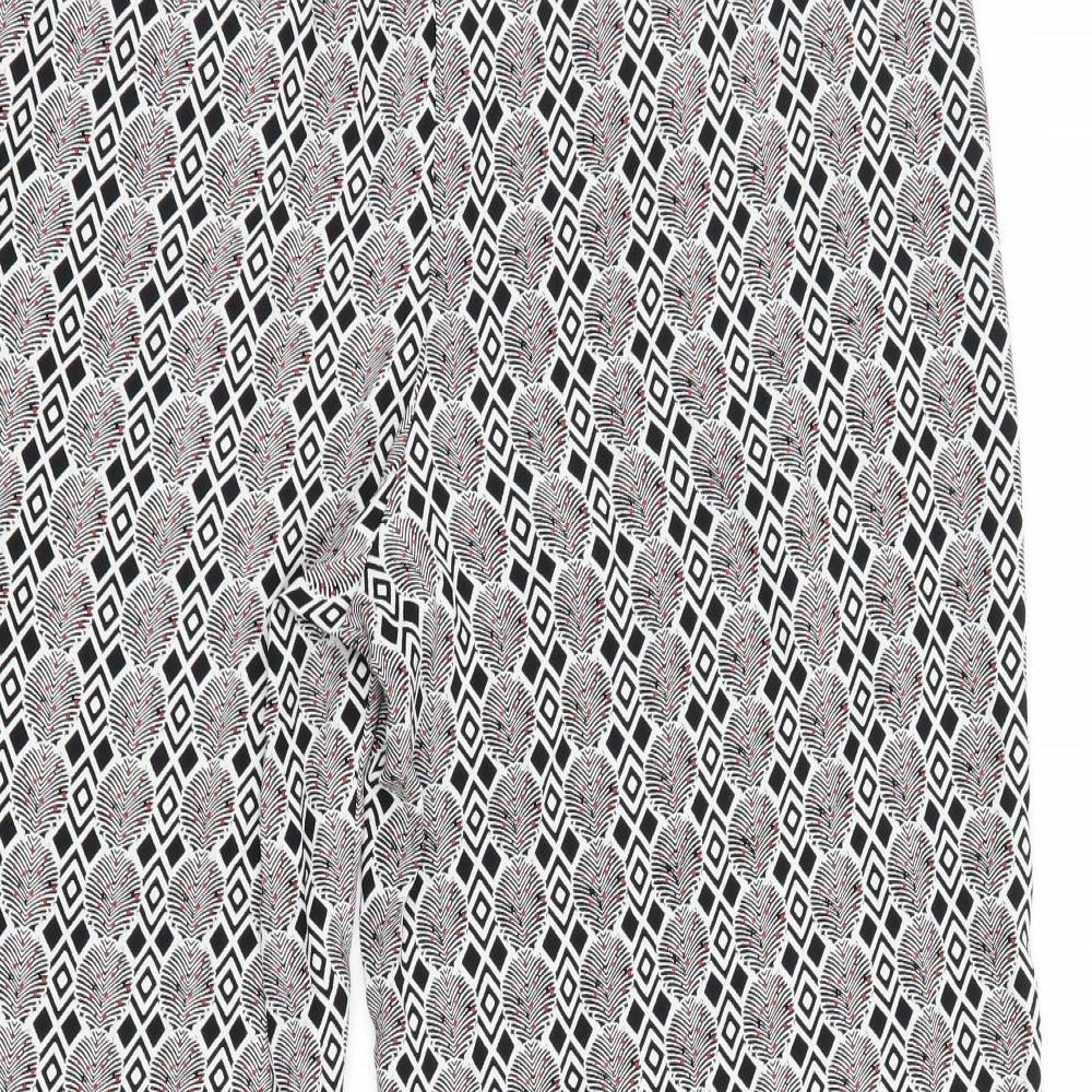Womens UK Size 14 NEXT Regular Fit Black Trousers