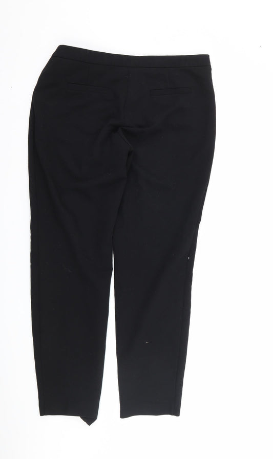 River Island Womens Black Trousers Size 12 L26 in