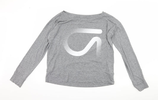 Womens UK Size S Gap Grey Basic T-Shirt
