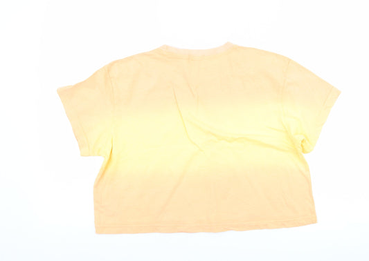Womens UK Size 12 In the Style Orange Basic T-Shirt