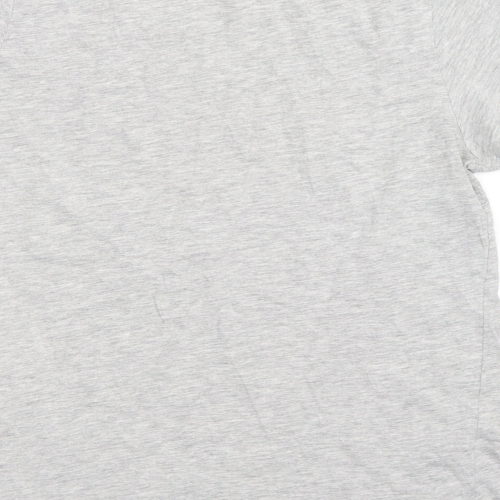 Womens UK Size S H&M Grey Basic T-Shirt