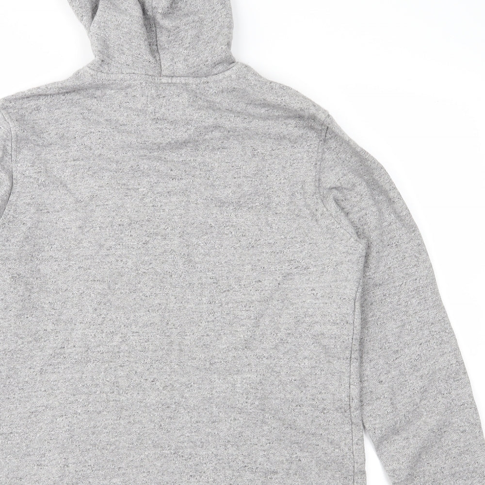 Topman Mens Grey Pullover Hoodie Size XS
