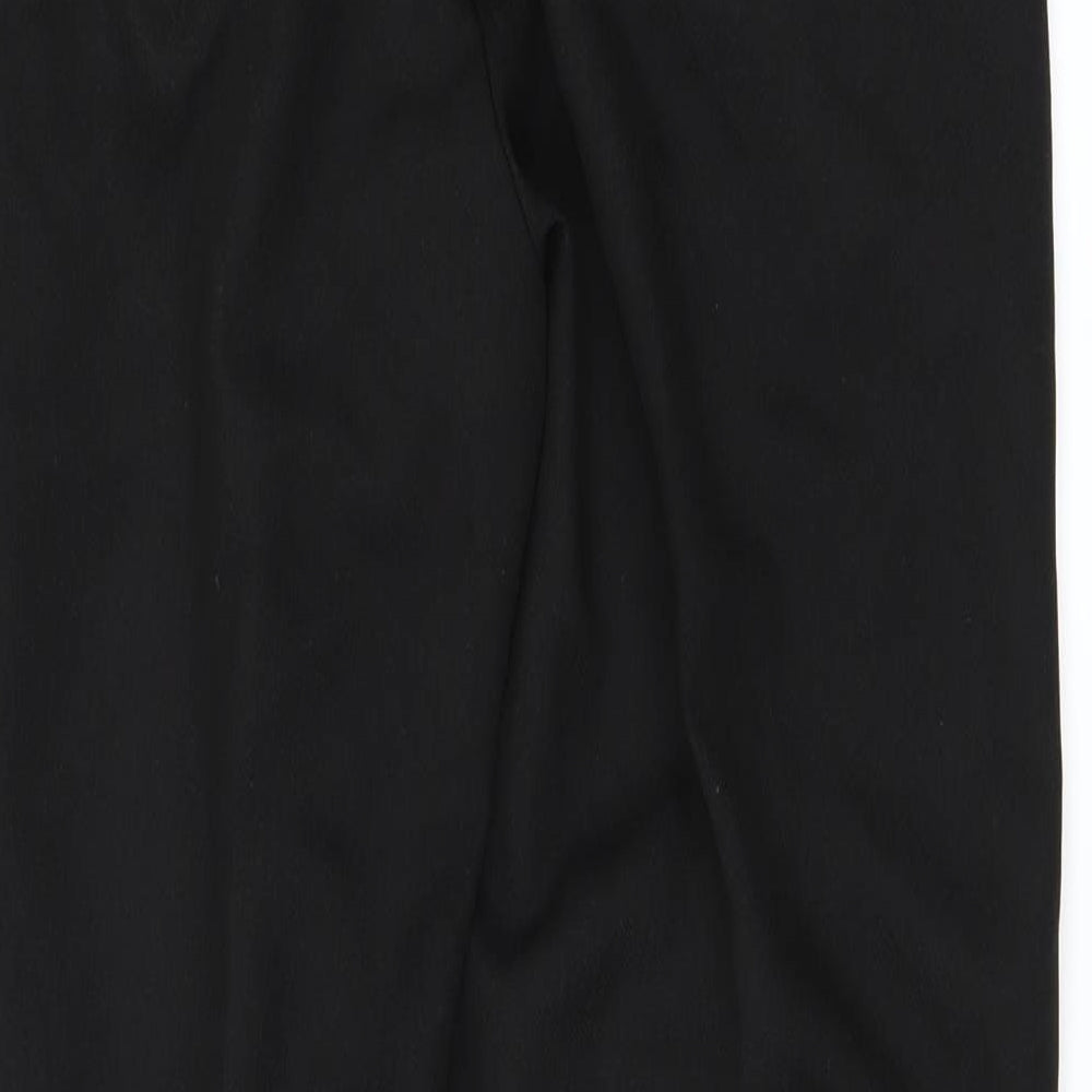 Mens UK Size 34 in Matalan Regular Fit Rain Trousers Black Trousers