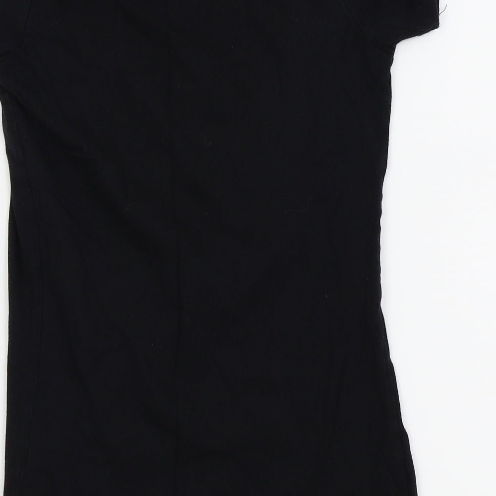 Point sportswear Girls Black Basic T-Shirt Size 12-13 Years