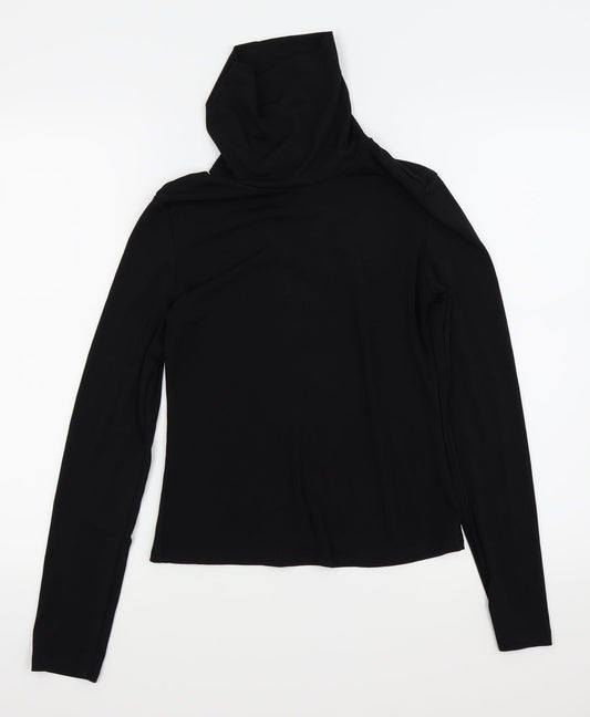 SheIn Womens Black Basic T-Shirt Size M