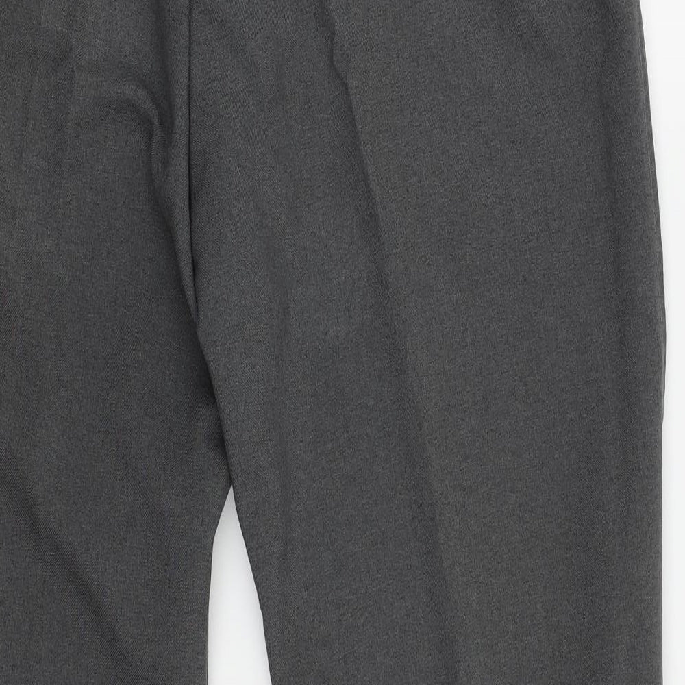 Denver Mens Grey Trousers Size S L28 in