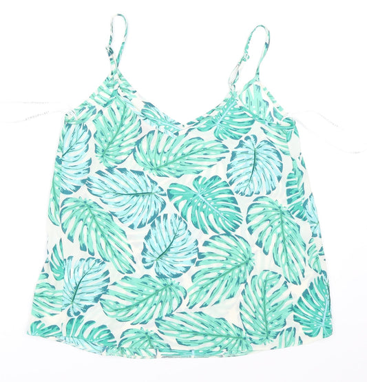 Womens UK Size 8 Atmosphere Green Camisole Blouse