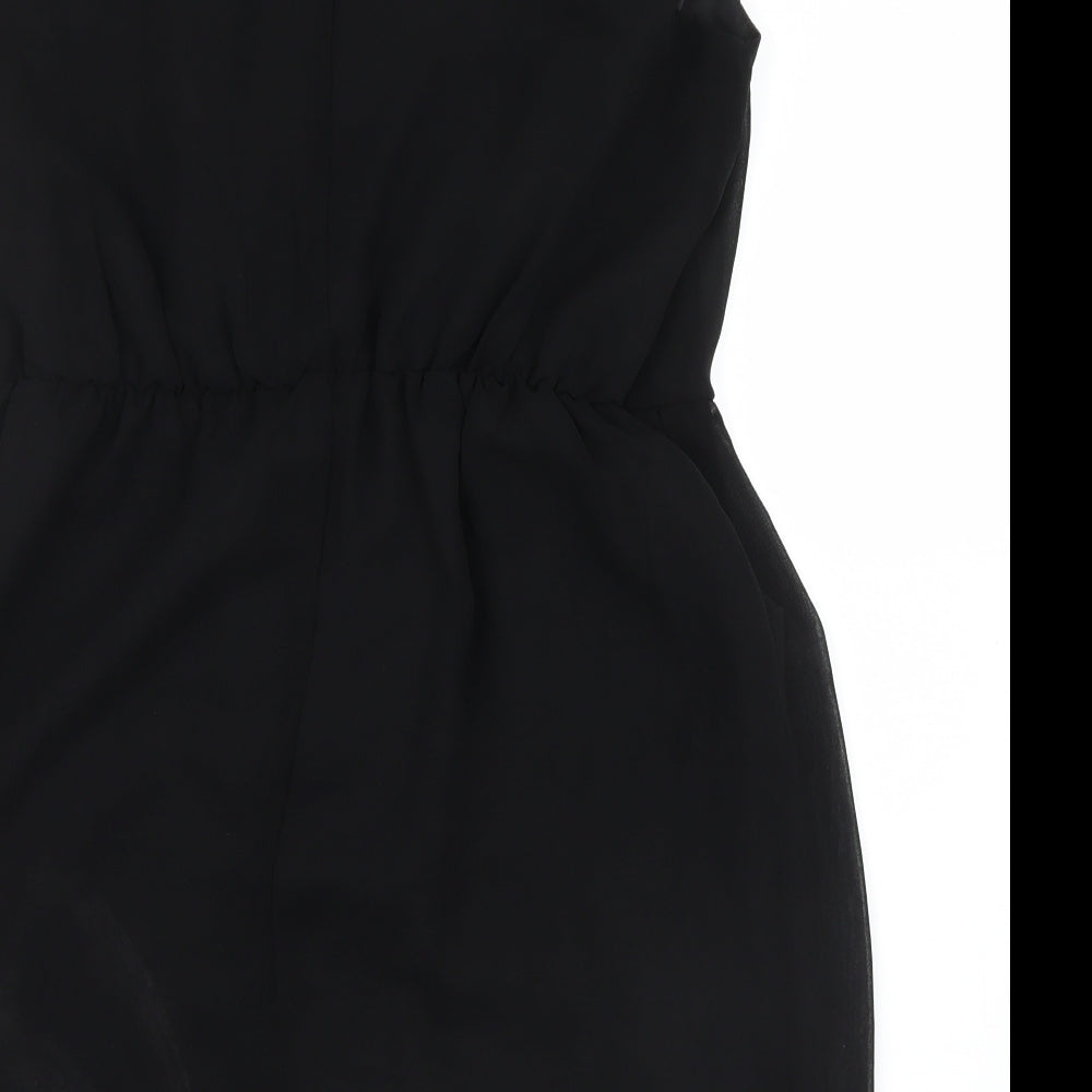 F&F Womens Black Mesh Mini Size 14