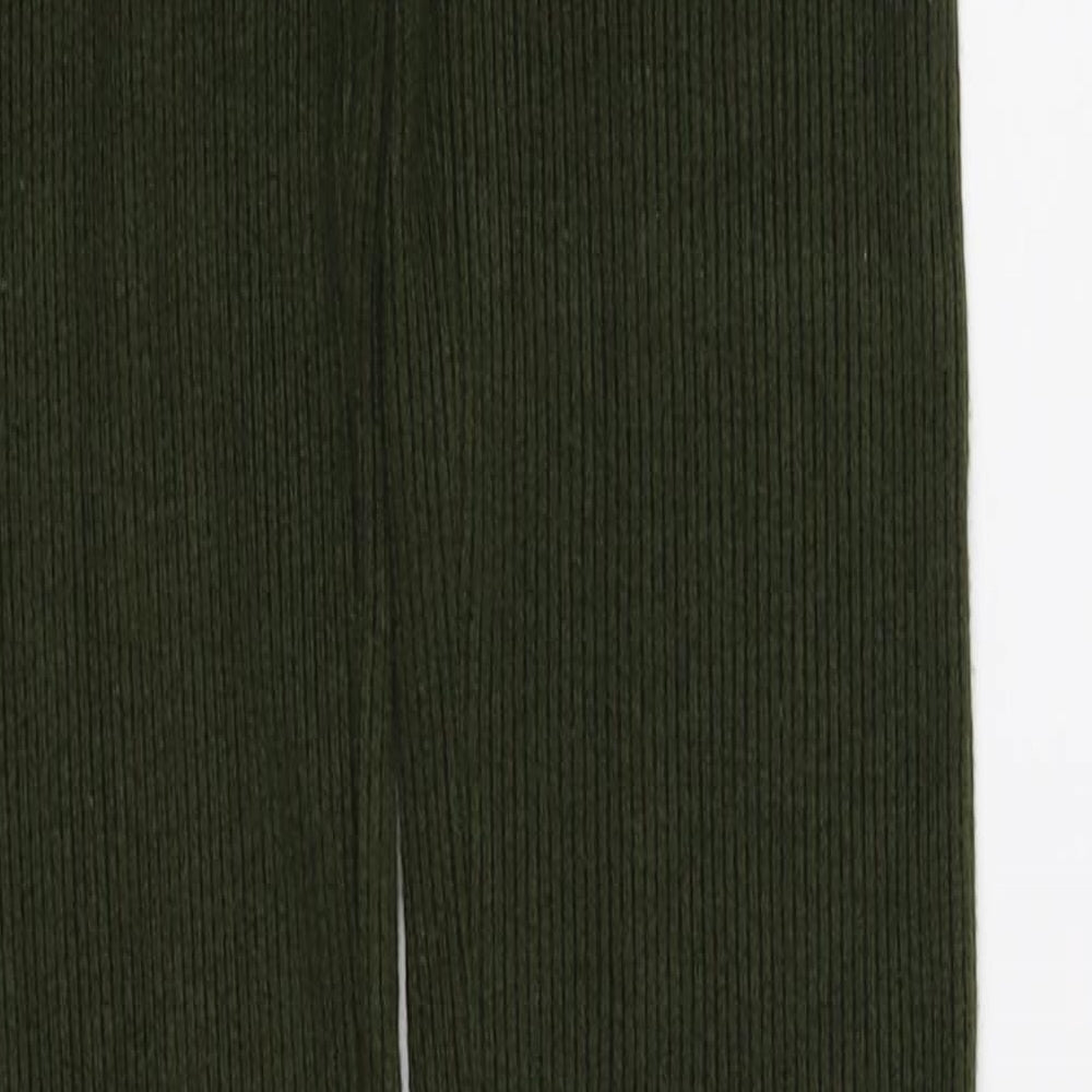 Emma & Ashley Womens Green Corduroy Jegging Leggings Size S L32 in