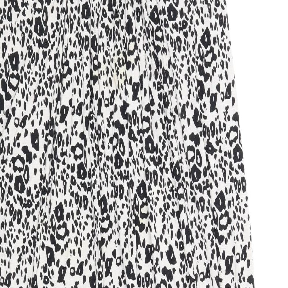 NEXT Womens Beige Animal Print Maxi Size 10