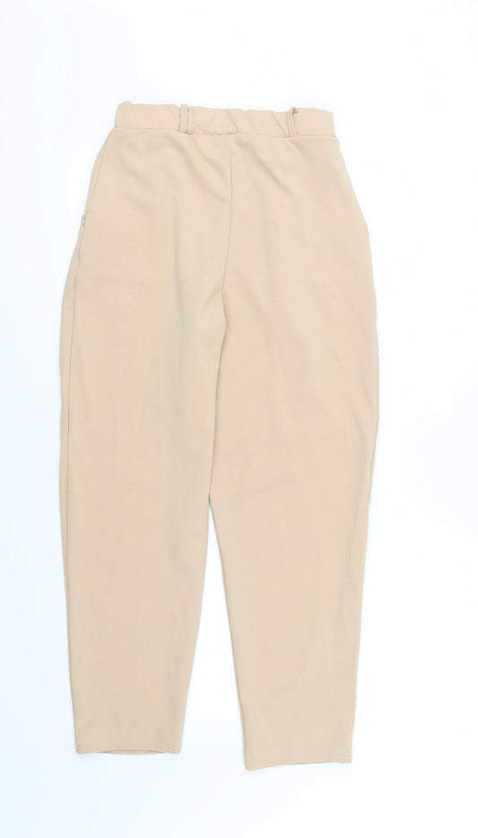 Stylewise Womens Beige Trousers Size 12 L26 in