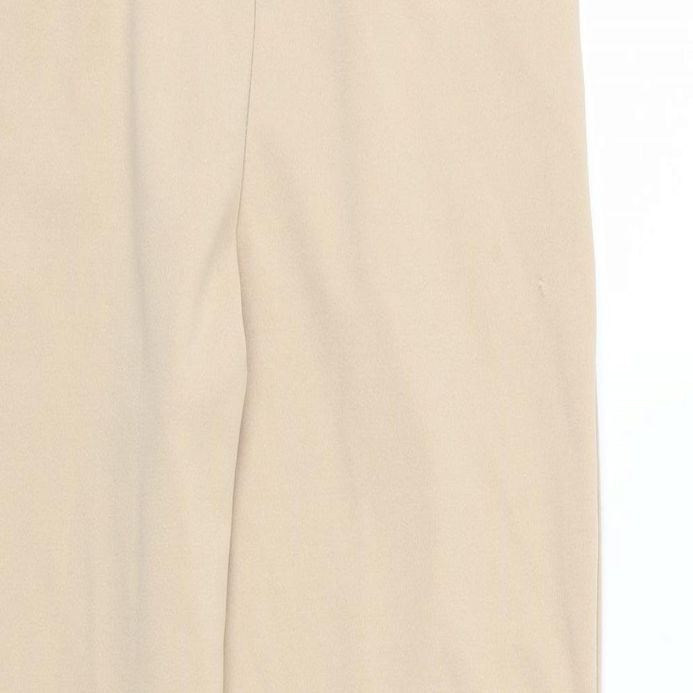 Stylewise Womens Beige Trousers Size 12 L26 in