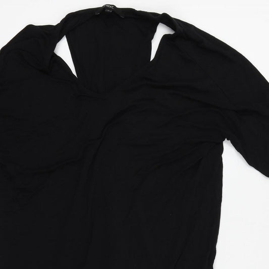 NEXT Womens Black Basic T-Shirt Size 8