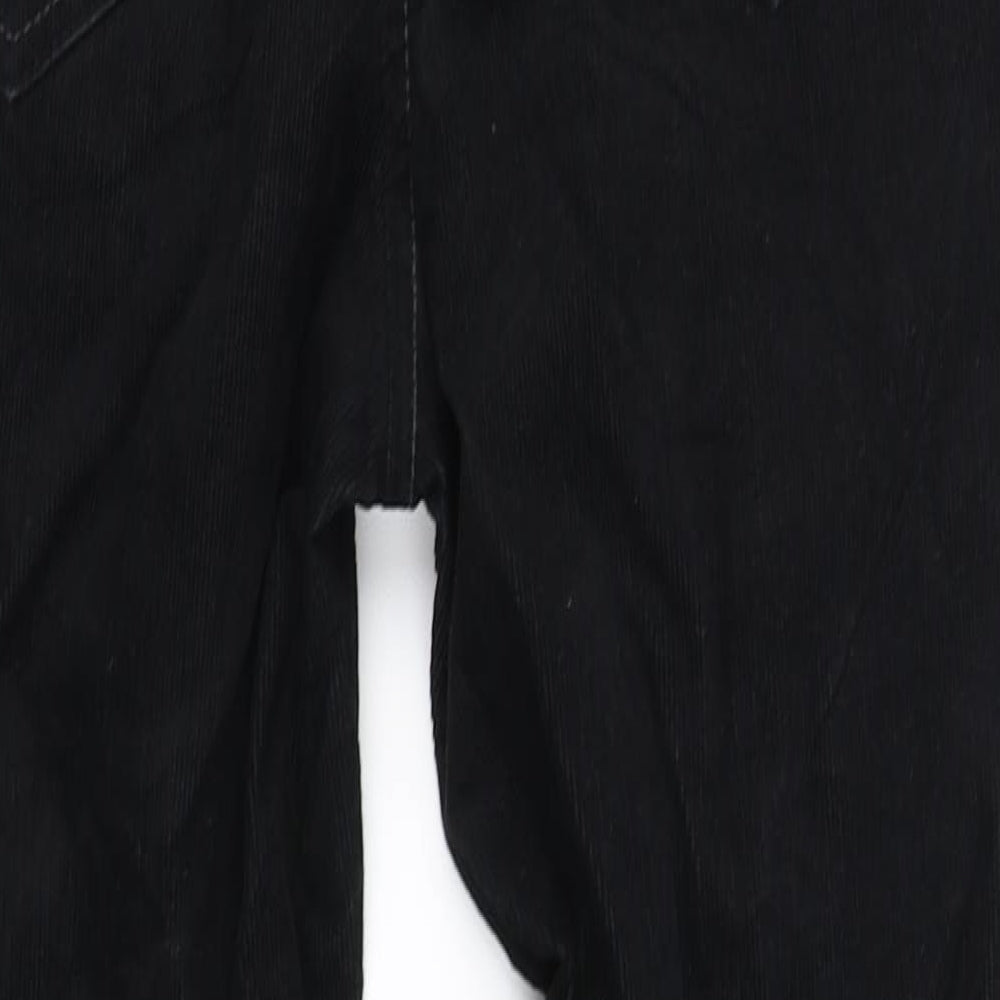 Womens UK Size 10 NEXT Regular Fit Black Trousers
