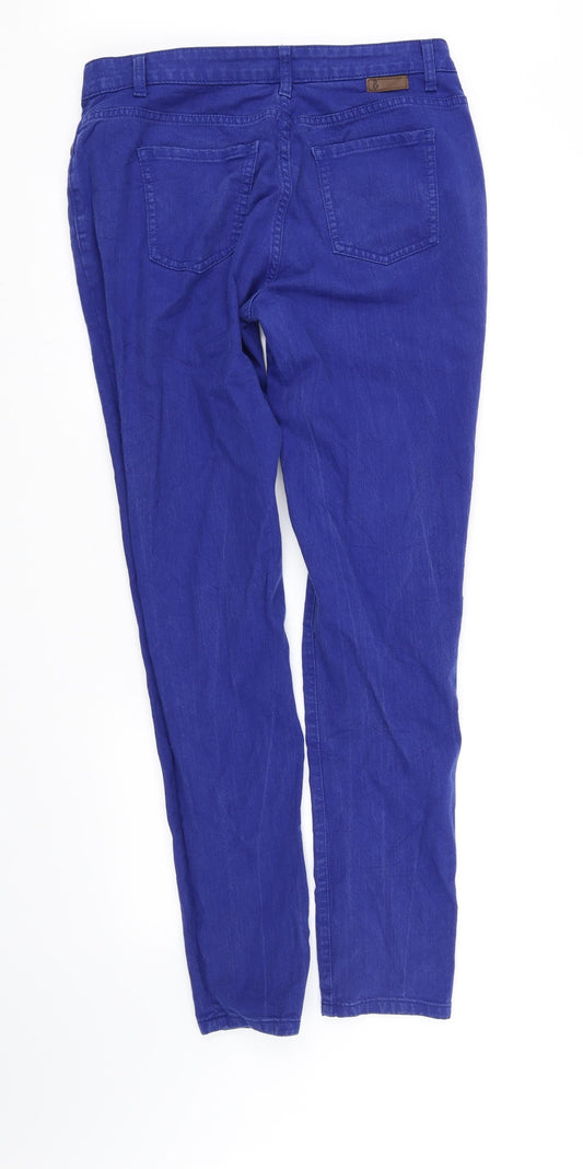Womens UK Size S pre worn Regular Fit Straight Blue Jeans