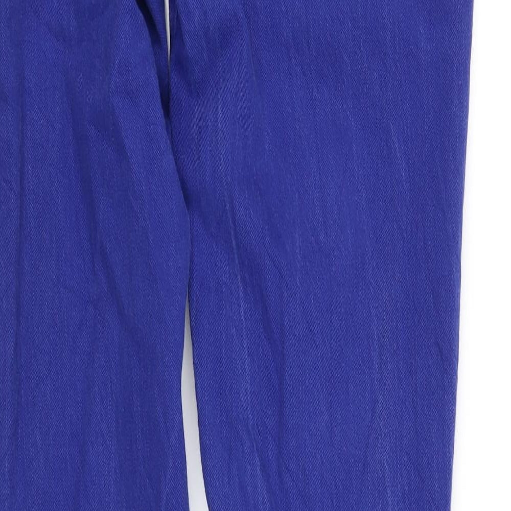 Womens UK Size S pre worn Regular Fit Straight Blue Jeans