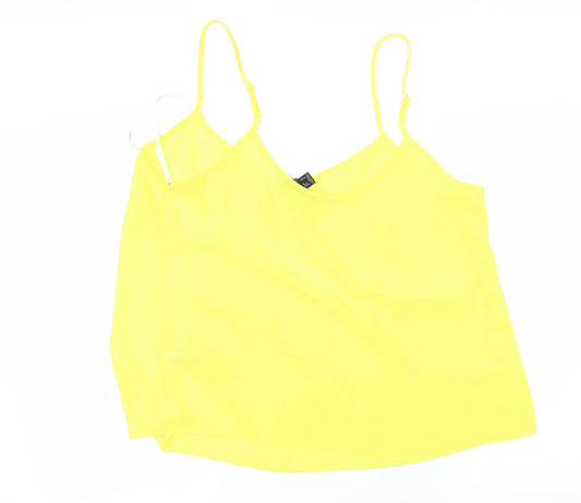 Atmosphere Womens Yellow Basic Blouse Size 18