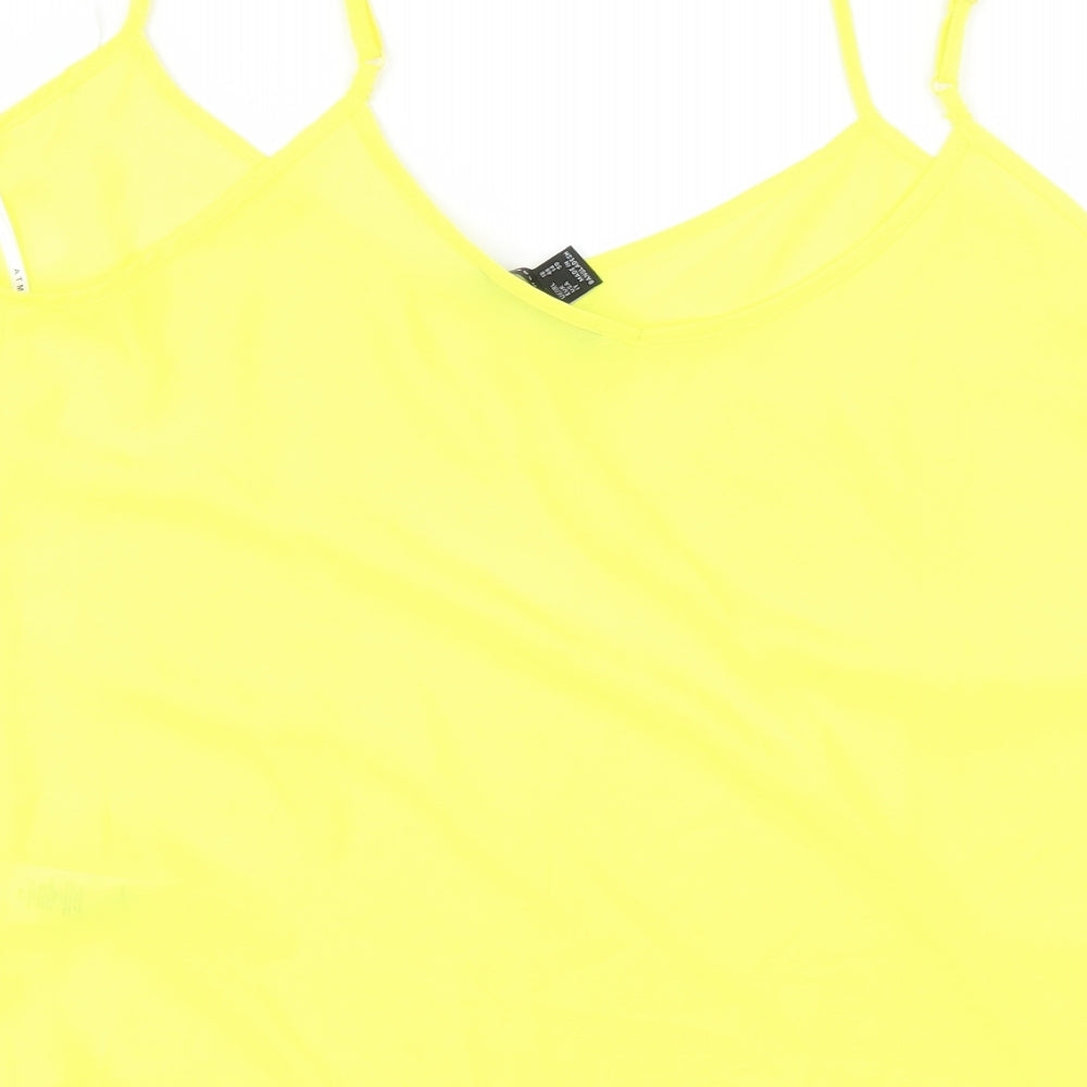 Atmosphere Womens Yellow Basic Blouse Size 18