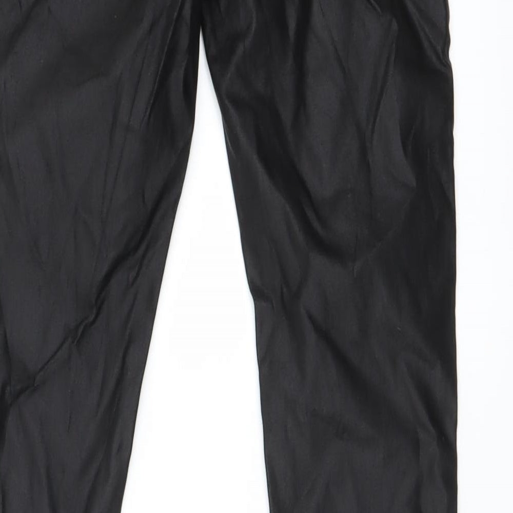 Womens UK Size 6 Preworn Regular Fit Mom Black Jeans