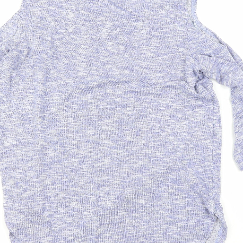 Womens UK Size 8 Select Purple Basic T-Shirt