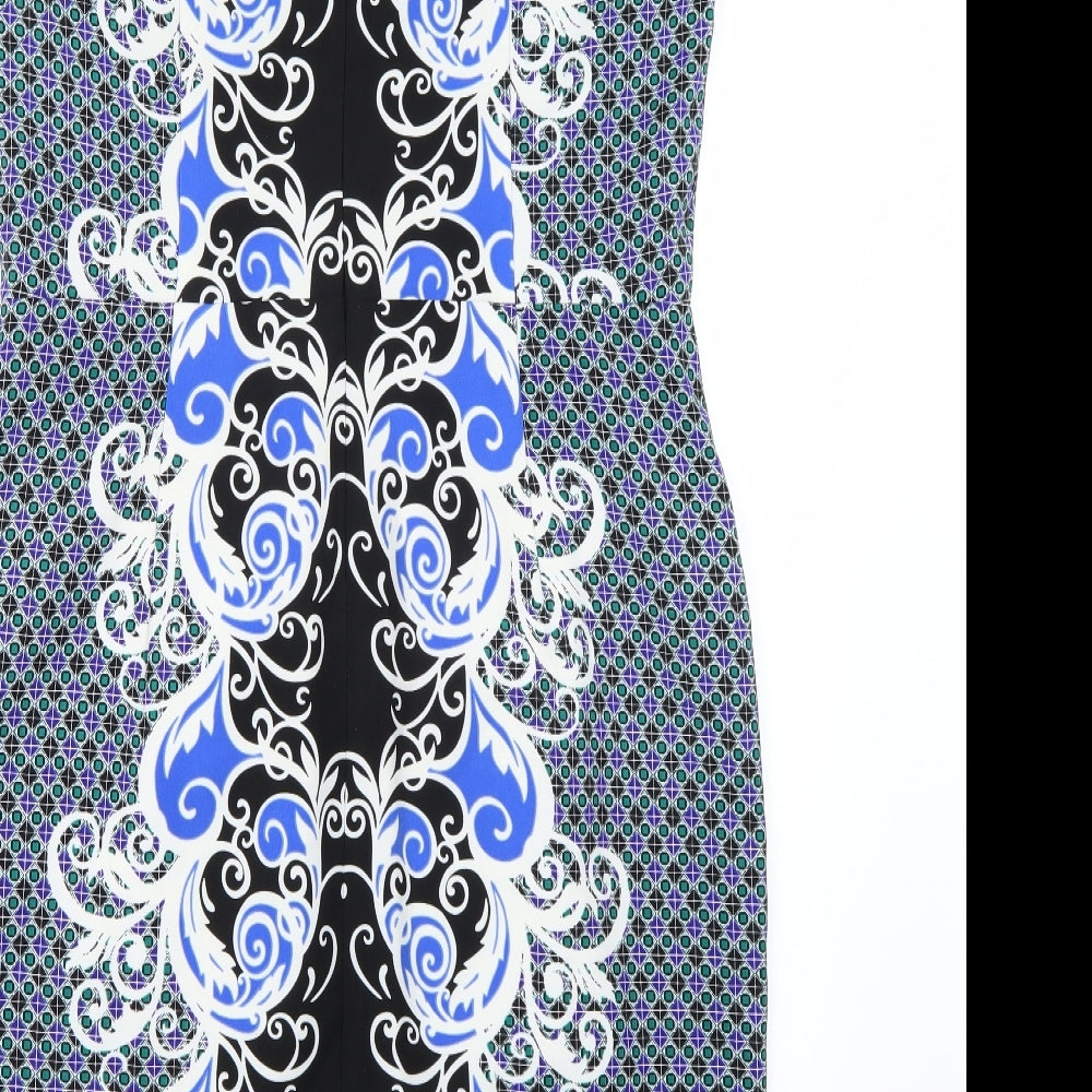 London Times Womens Black A-Line Size 14